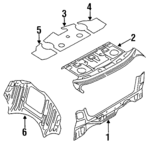 7673040U31 - : Seat Back Panel for Nissan: Maxima Image
