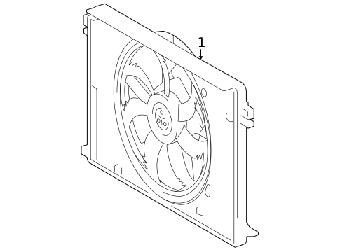Cooling Fan for 2025 Toyota Crown Signia #0