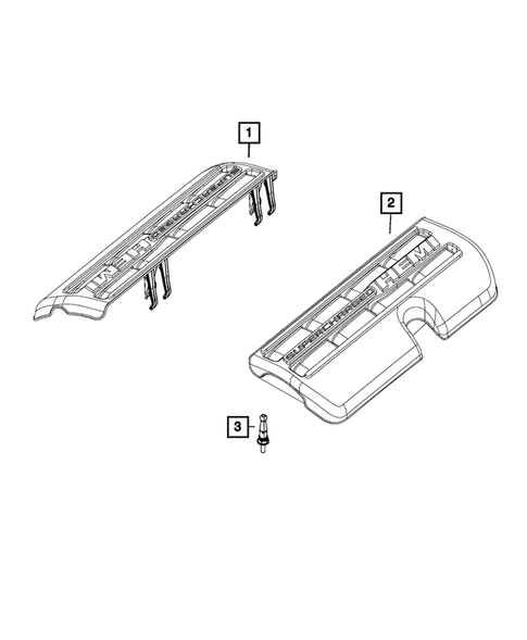 Engine Identification, Service Engines & Engine Service Kits for 2016 Dodge Challenger #1
