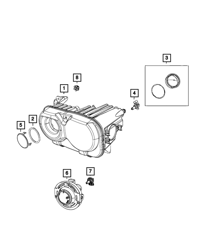68254146AA - Electrical: Gasket for Mopar Image