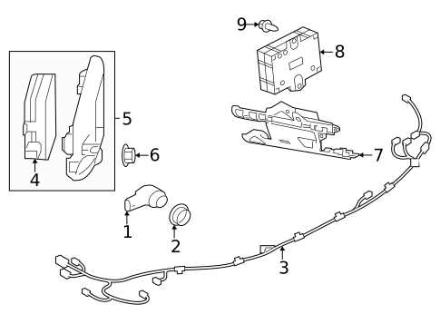 Parking Aid for 2017 Jaguar F-Pace #1