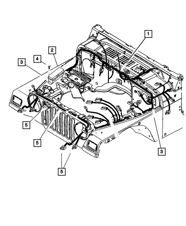 56047217AC - Electrical: Dash Panel Wiring for Mopar Image