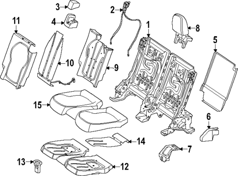 Third Row Seats for 2023 Mercedes-Benz EQS 450 SUV #0
