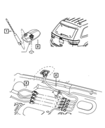 LC064861AA - Electrical: Base Cable And Bracket Antenna for Mopar Image