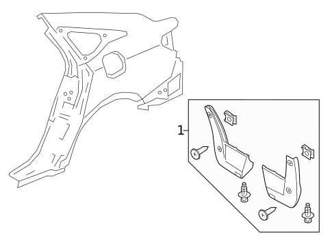 Exterior Trim - Rear Bumper for 2022 Honda Insight #0