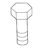 9XG103179L - Engine: Air Inlet Duct Mount Bolt for Mazda Image