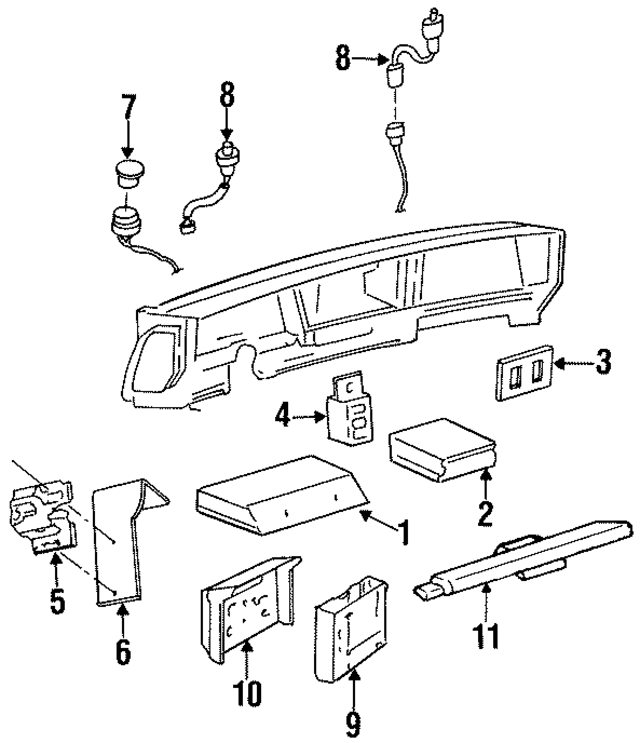 1995263 - Body: Dimmer Switch for GM Image