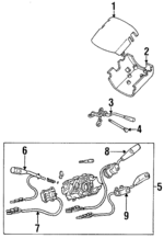 8463028020 - : 1991 Toyota Previa - Engagement Switch for Toyota: Previa Image