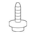 90467A0008 - Body: Bumper Cover Retainer for Scion: tC, xB | Toyota: 4Runner, Avalon, Camry, Celica, Corolla, FJ Cruiser, Highlander, Land Cruiser, Matrix, MR2 Spyder, Paseo, Prius, RAV4, Sequoia, Sienna, Solara, Tacoma, Tercel, Tundra, Yaris Image