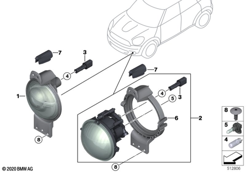 Fog Lights for 2010 Mini Cooper S #0