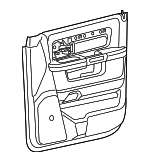 6SM471N1AD - : Door Trim Panel for Ram: 2500, 3500 Image