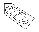 MR654670 - Body: Seat Cushion for Mitsubishi Image