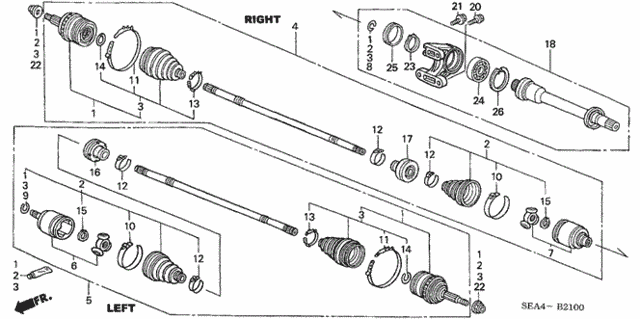 Driveshaft for 2004 Acura TSX #0