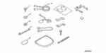 9410305800 - Accessory Components: WASHER, PLAIN (5MM) for Honda Image