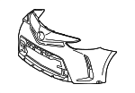 5211947949 - : Cover Front Bumper L P for Toyota: Prius V Image