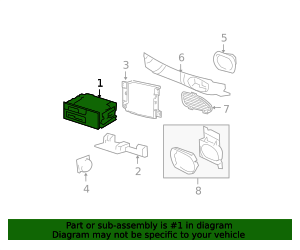 Radio Control Unit 85586030 | OEM Parts Online
