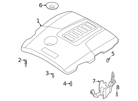 Engine Appearance Cover for 2022 Land Rover Range Rover Velar #0