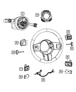 68191256AA - Electrical: Steering Wheel Wiring for Mopar Image