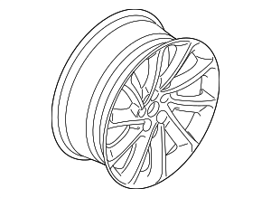 LC5Z1007C - : Wheel, Alloy for Lincoln: Aviator Image