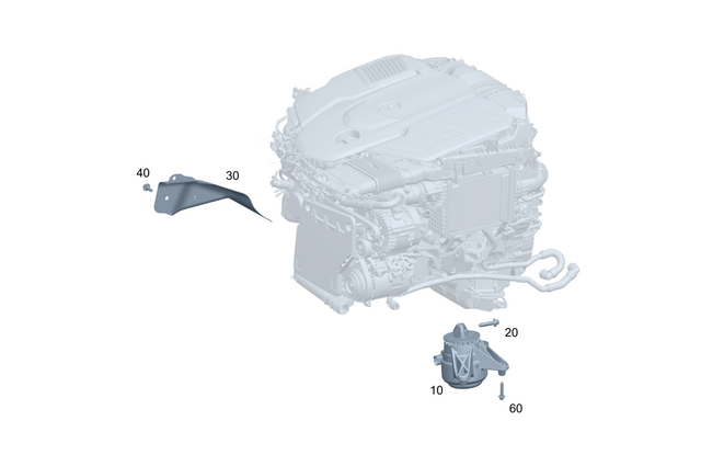 8865 - Engine Suspension: Hexalobular Screw for Mercedes-Benz: GLE350, GLE450, GLE450e, GLE53 AMG, GLE580, GLE63 AMG S, GLS450, GLS580, GLS63 AMG, Maybach GLS600 Image image