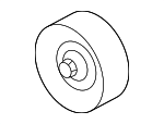 C2D21157 - Cooling System: Idler Pulley for Jaguar Image
