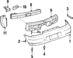 12335589 - Body: Bumper Cover for Pontiac: Grand Prix Image