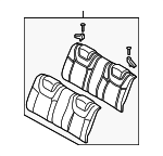 893002M250MAC - Body: Seat Back Assembly for Hyundai: Genesis Coupe Image