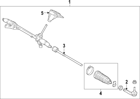 Steering Gear & Linkage for 2020 Ford EcoSport #1