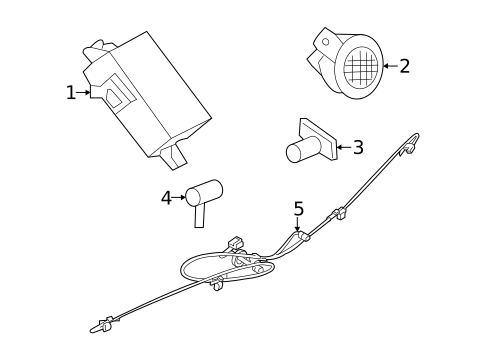 Electrical Components for 2012 Lincoln MKX #2