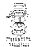 68590181AA - Frame, Bumper and Fascia: Camera Bracket for Mopar Image