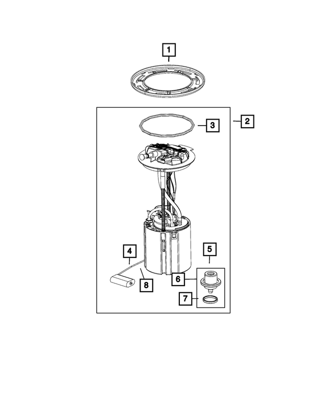 5142345AA - Fuel: Fuel Pressure Regulator Kit for Mopar Image image