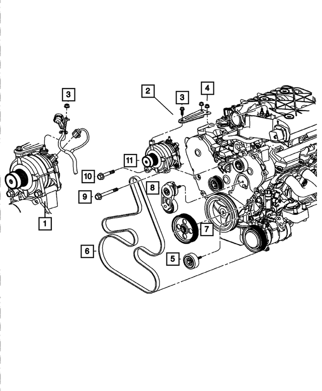 4869900AC - : Engine Generator for Mopar Image