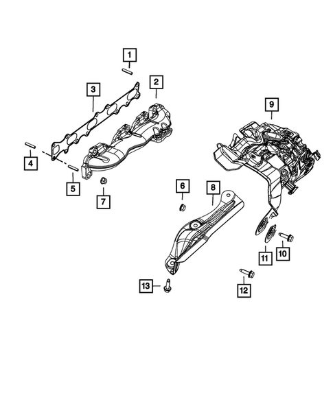 Manifolds and Vacuum Fittings for 2016 Jeep Renegade #0