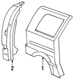 FO9Z11278A96A - Body: Side Panel for Ford: Aerostar Image
