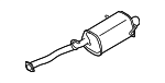 44300FE181 - Exhaust: Muffler W/Tailpipe for Subaru: Impreza Image