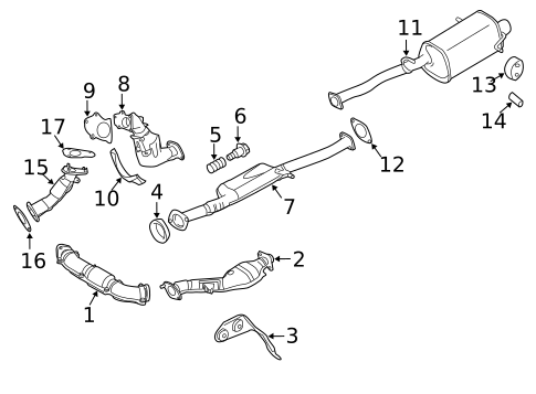 Heat Shields for 2007 Subaru Impreza #1