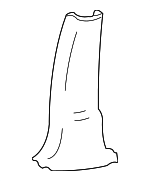 8584539000LK - Body: Lower Center Pillar Trim for Hyundai: XG300, XG350 Image