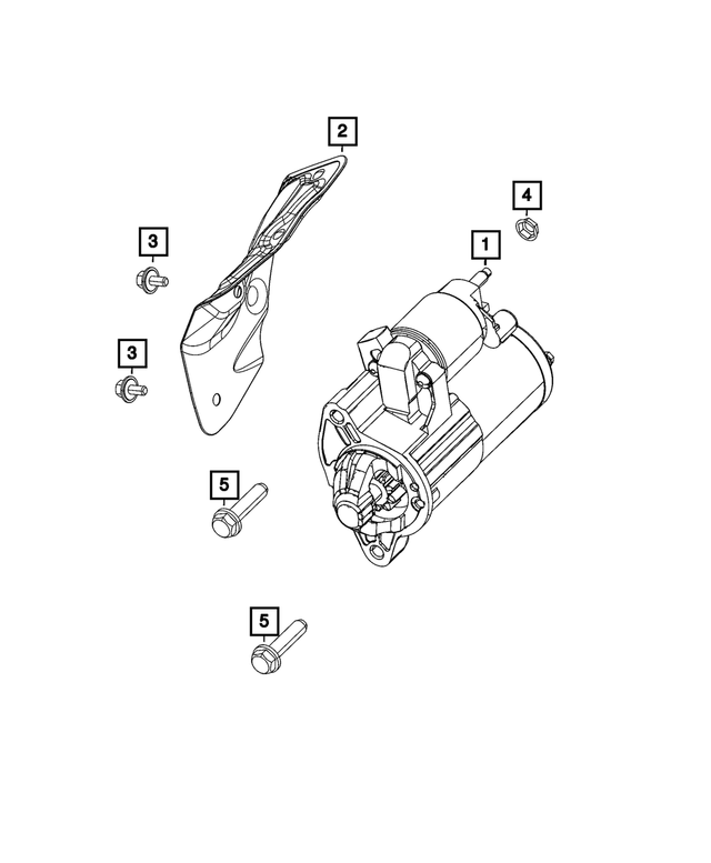R6029722AA - Electrical: Engine Starter, Remanufactured for Mopar Image