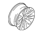 36116777777 - Suspension: Wheel, Alloy for BMW: 535i GT, 535i GT xDrive, 550i GT, 550i GT xDrive, 740i, 740Li, 750i, 750i xDrive, 750Li, 750Li xDrive, 760Li Image