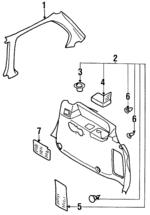 849550B010 - : Cup Holder for Nissan Image