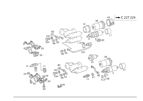 Fuel Pump Package for 1988 Mercedes-Benz 260E #1