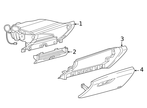Glove Box for 2016 Chrysler 200 #0