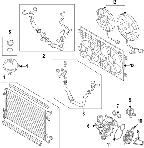 Water Pump for 2021 Volkswagen Passat #3
