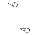 MR533347 - Body: Quarter Glass Clip for Mitsubishi: Lancer, Outlander, Outlander PHEV, Outlander Sport Image