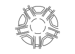 3W3Z1007DA - Suspension: Wheel for Ford Image