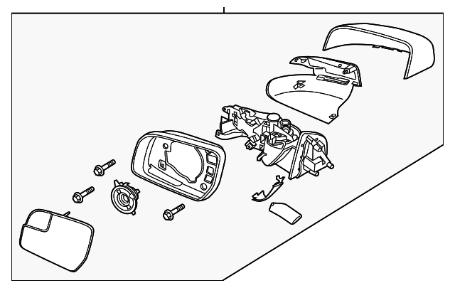 ま KB3Z-17683-B - Mirror Assembly 2019-2023 Ford Ranger | Ford Parts