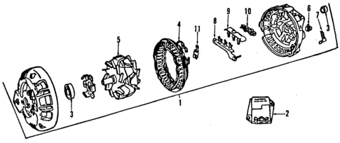 Alternator for 1986 Dodge B350 #0