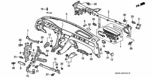 Instrument Panel for 2003 Acura RL #0