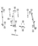 6036773AA - Restraints: Pan Head Screw for Mopar Image