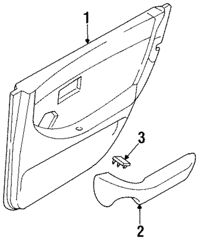 8096018Y01 - Body: Switch Panel for INFINITI: J30 Image